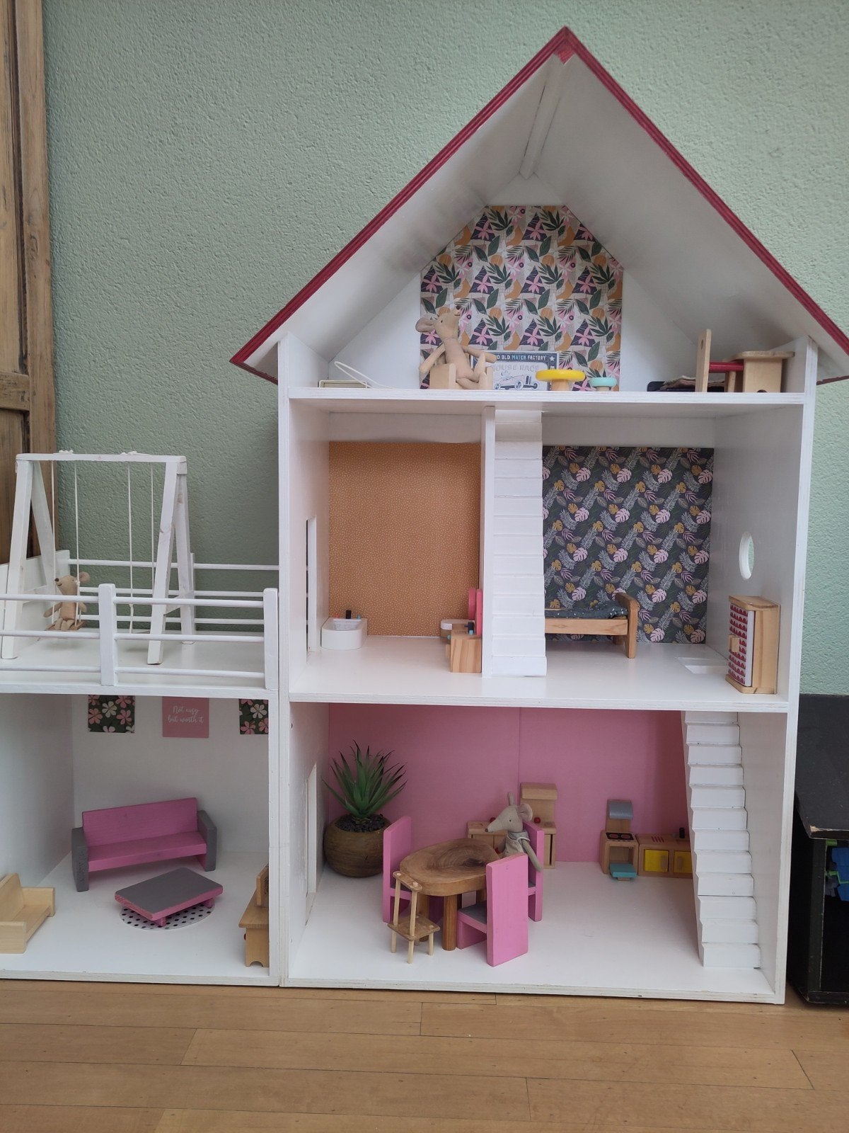 Poppenhuis/muizenhuis, Ophalen, Poppenhuis