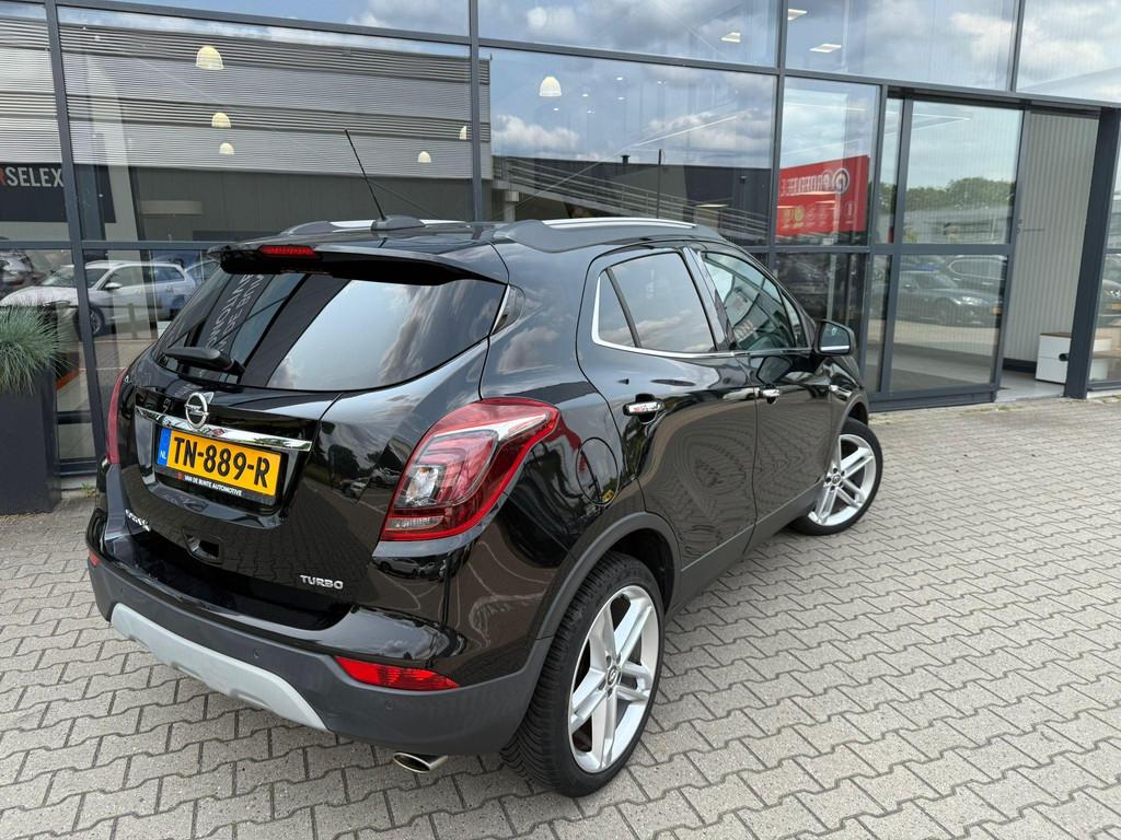 Opel Mokka X 1.4 Turbo Black Edition *Schuif-/Kanteldak*, Voorwielaandrijving, Stof, Gebruikt, Euro 6