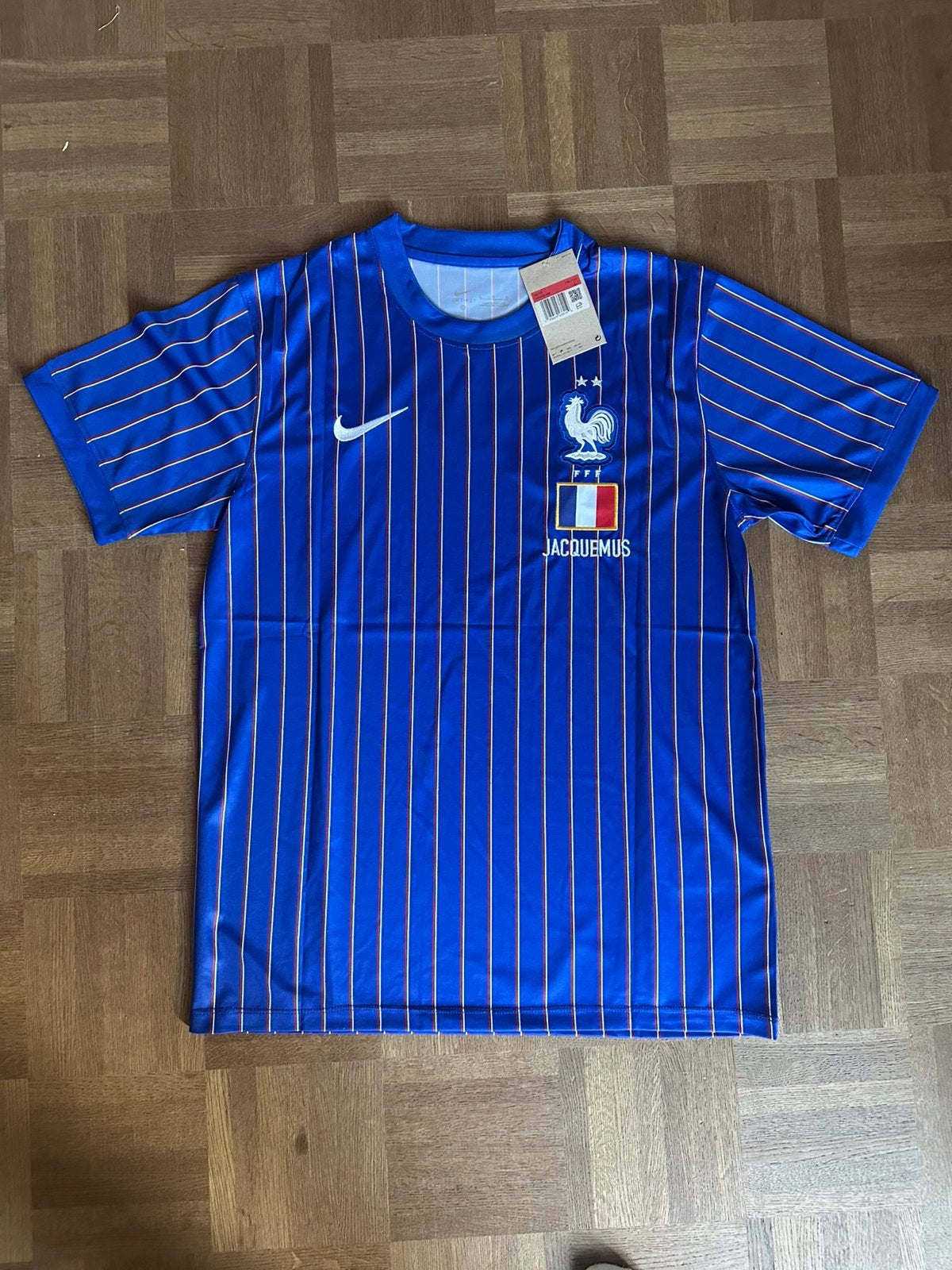 Wk warming up shirt nike x jacquemus Frankrijk Maat L, Maat L, Verzenden, Shirt