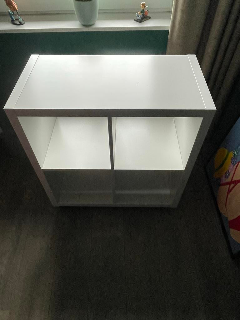 IKEA Expedit kast wit op wieltjes, Ophalen, Gebruikt