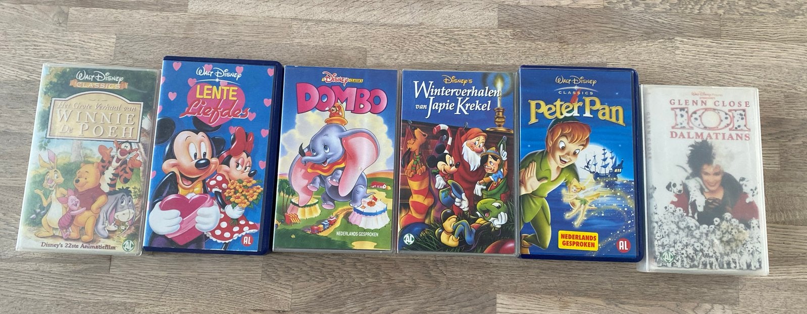Disney VHS Collectie: Winnie de Poeh, Dumbo, Peter Pan, etc., Alle leeftijden, Ophalen of Verzenden, Gebruikt, Actie en Avontuur