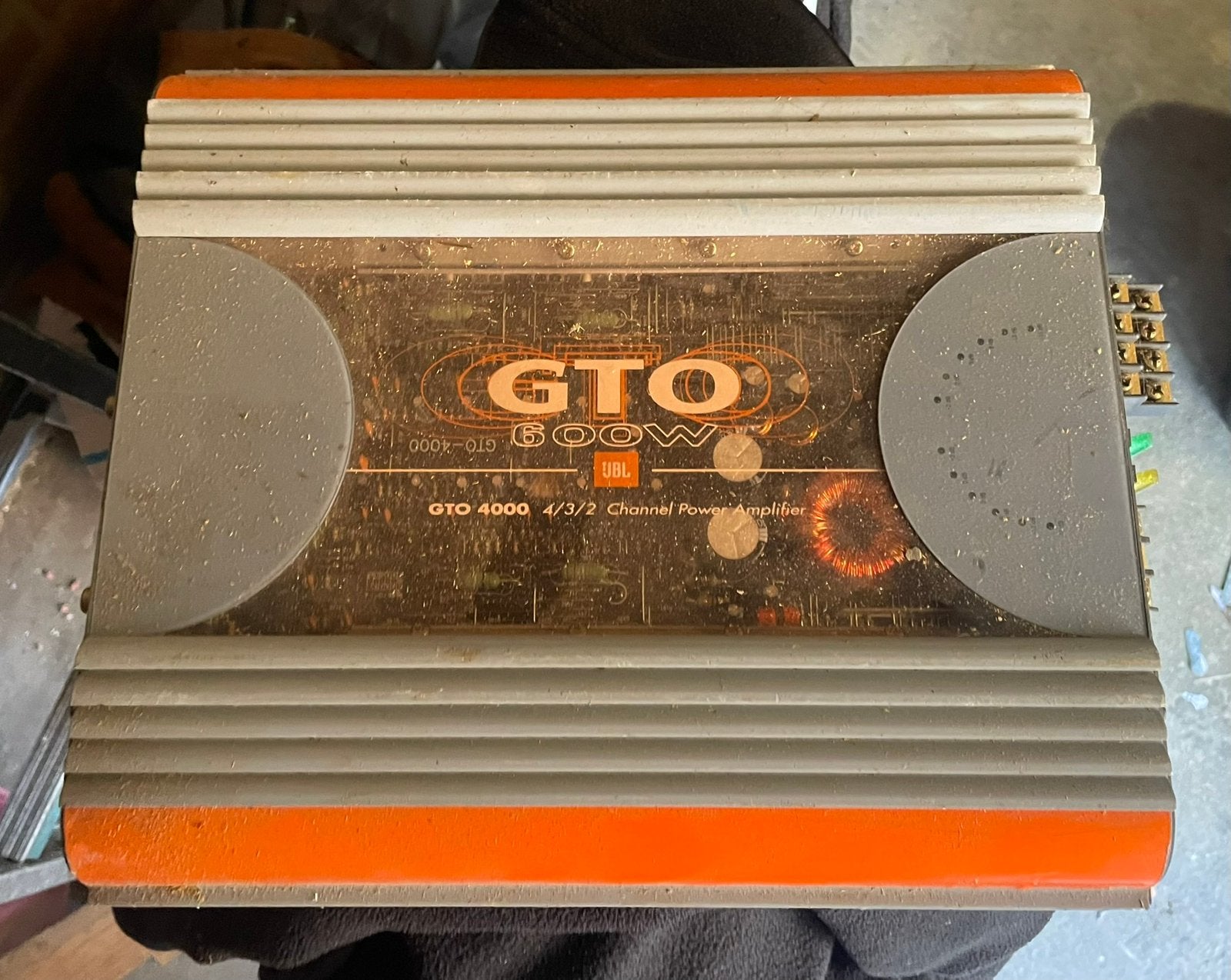 JBL GTO 600W GTO 4000 4/3/2 Kanaals versterker, Ophalen, Zo goed als nieuw