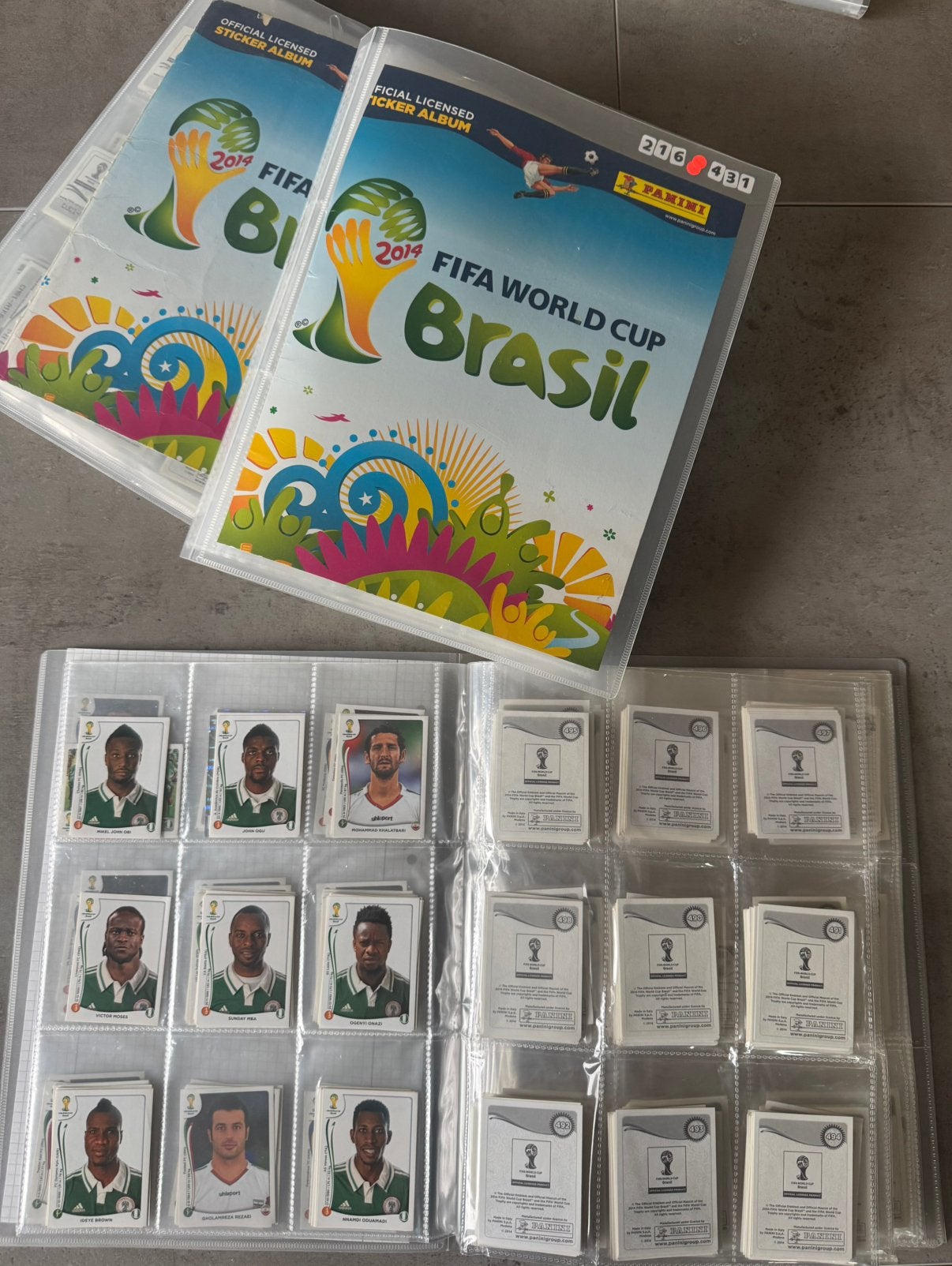 Panini WK Voetbal 2014 Stickers ️, Ophalen of Verzenden, Zo goed als nieuw, Meerdere stickers