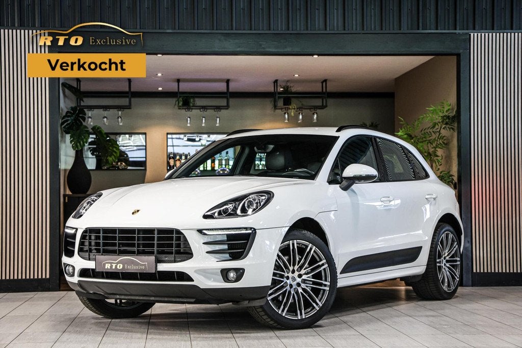 Porsche Macan 3.0 S|21''|PASM|Trekhaak|Leder|Sportuitlaat, Auto's, Porsche, Automaat, Met garantie (alle), Bedrijf, Vierwielaandrijving