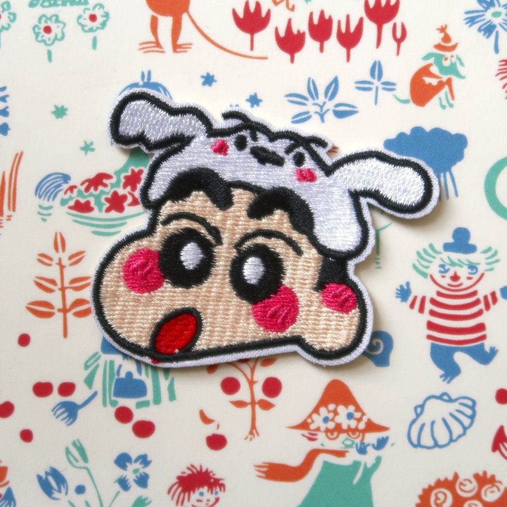 Crayon Shin Chan sticker plaatje patch badge embleem appliqu, Verzenden, Nieuw, Overige applicaties