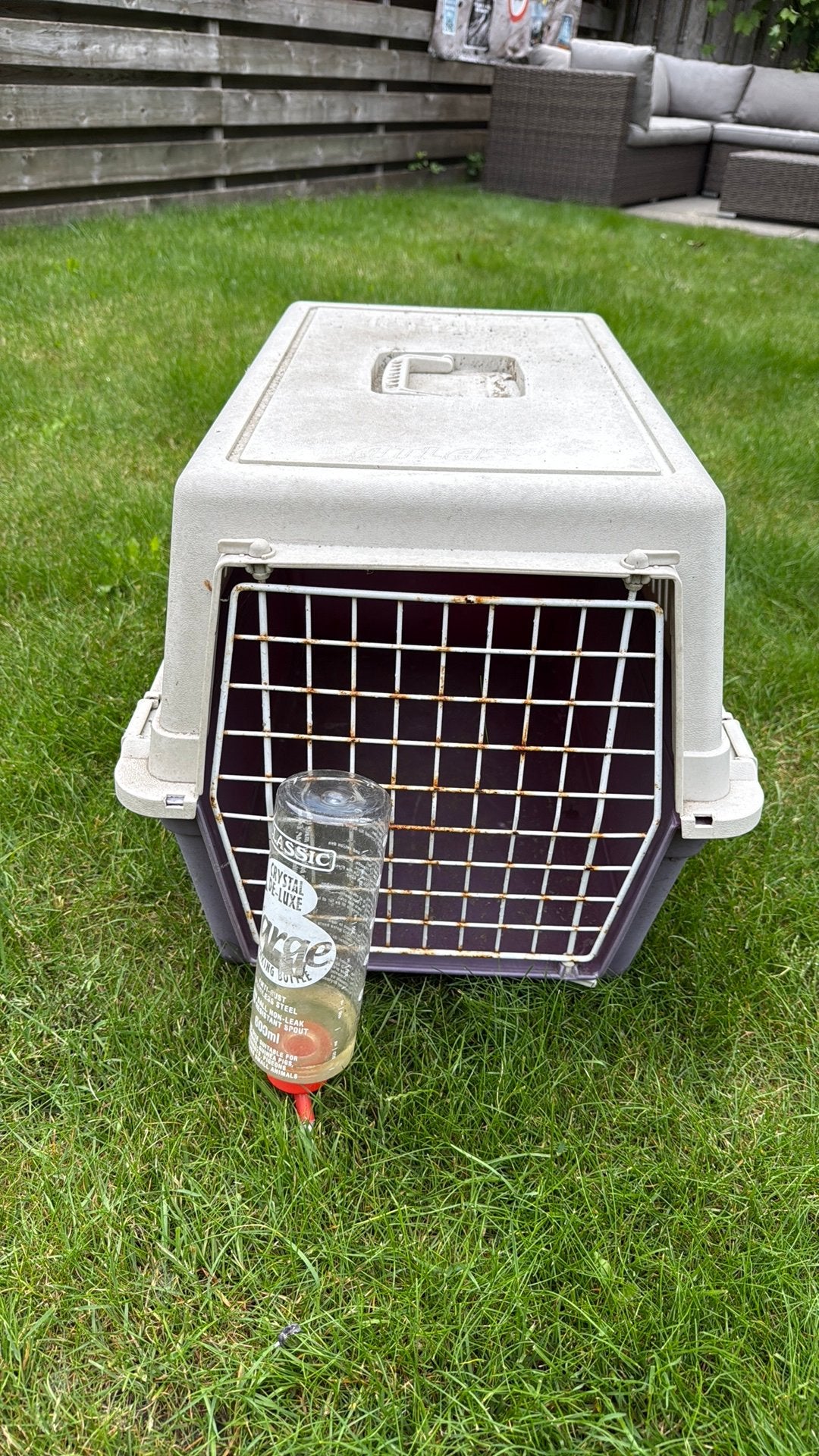Reismand (voor katten/konijnen ed), Ophalen, Gebruikt