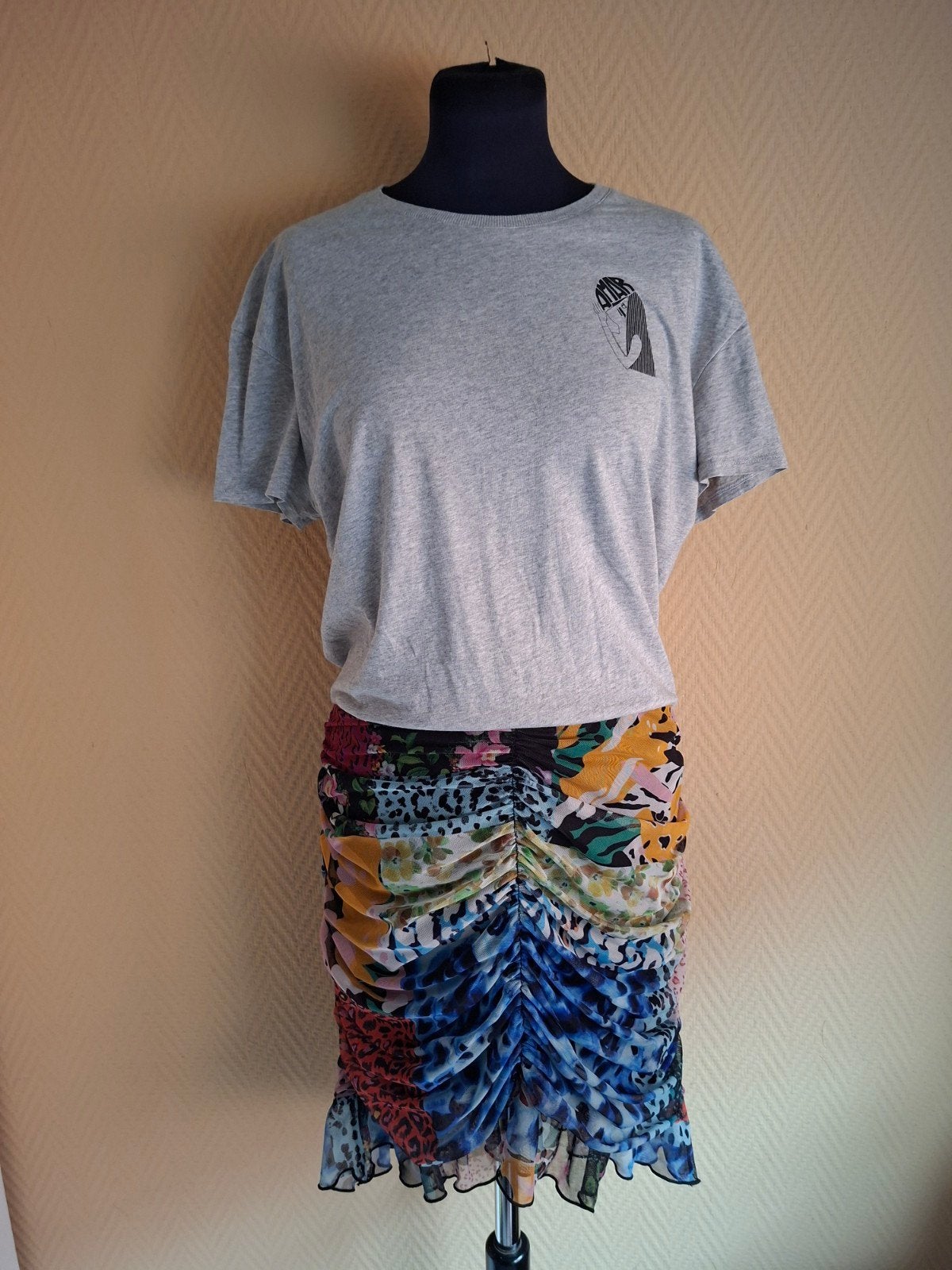 Desigual Zomerjurkje - Maat XL - Prachtig en Kleurrijk, Meerkleurig, Maat 46/48 (XL) of groter, Ophalen of Verzenden, Zo goed als nieuw