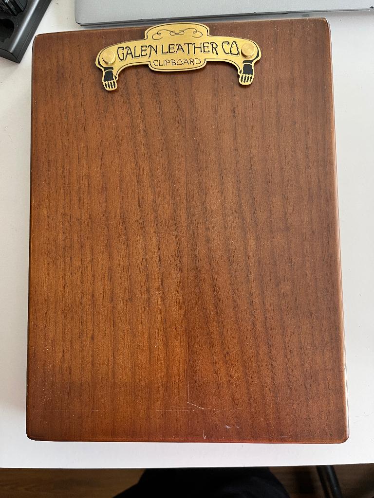 Galen leather wooden sketchbook, Hobby en Vrije tijd, Schilderen, Ophalen, Gebruikt, Overige typen