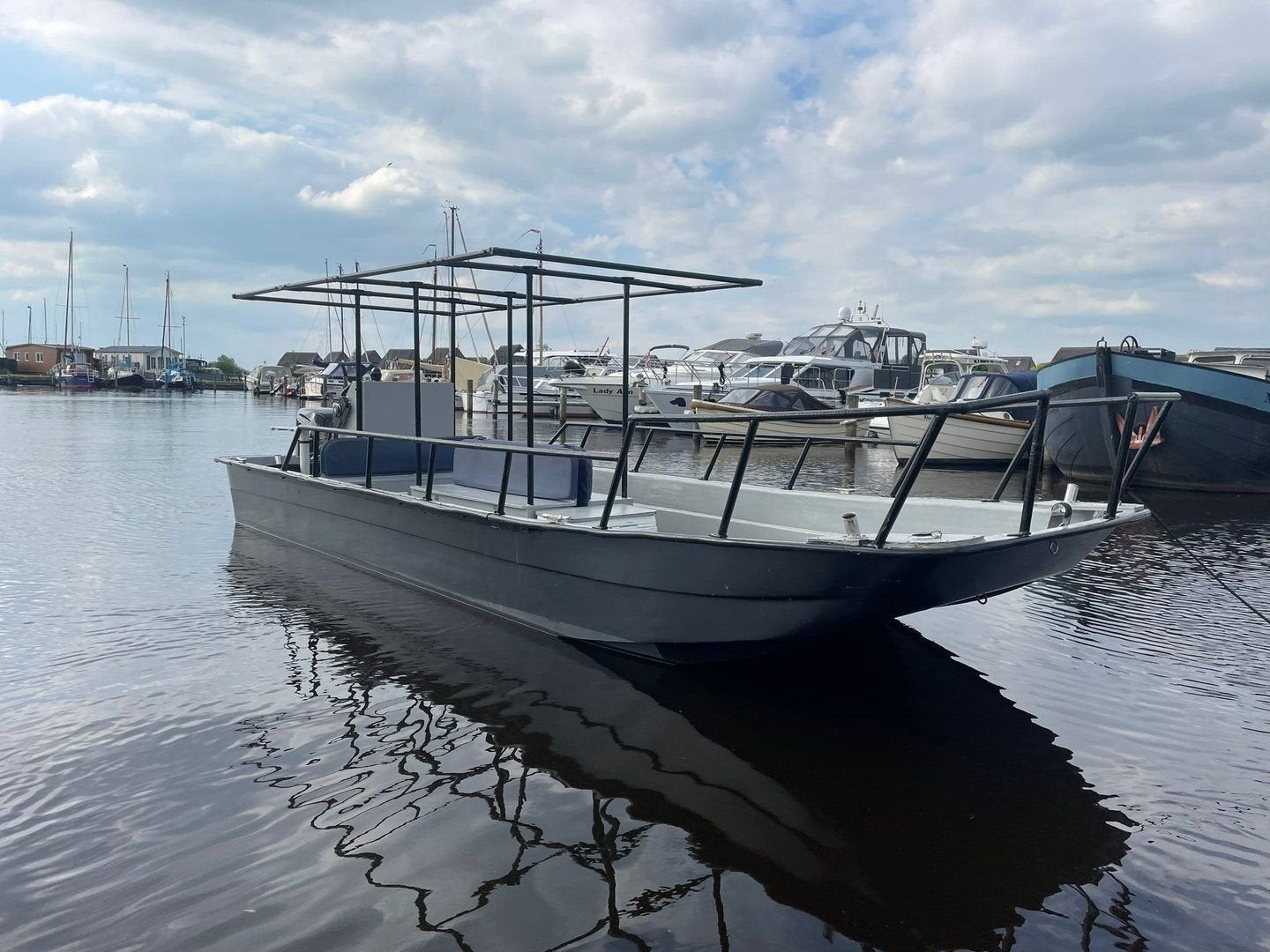 Pladbodem carolina skiff boston whaler model suzuki 115pk!, -, Gebruikt, -, -