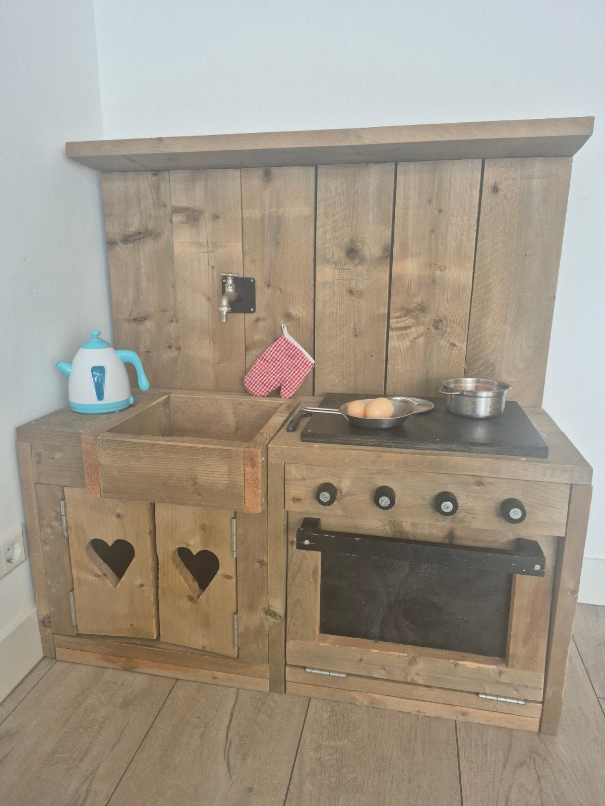 Speelkeuken, Ophalen, Gebruikt, Hout, Speelkeuken