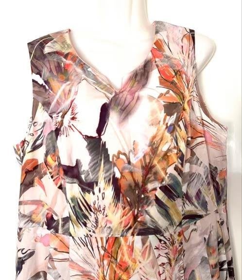Gerry Weber zomer jurk maat 46[v], Kleding | Dames, Overige kleuren, Maat 46/48 (XL) of groter, Ophalen of Verzenden, Zo goed als nieuw
