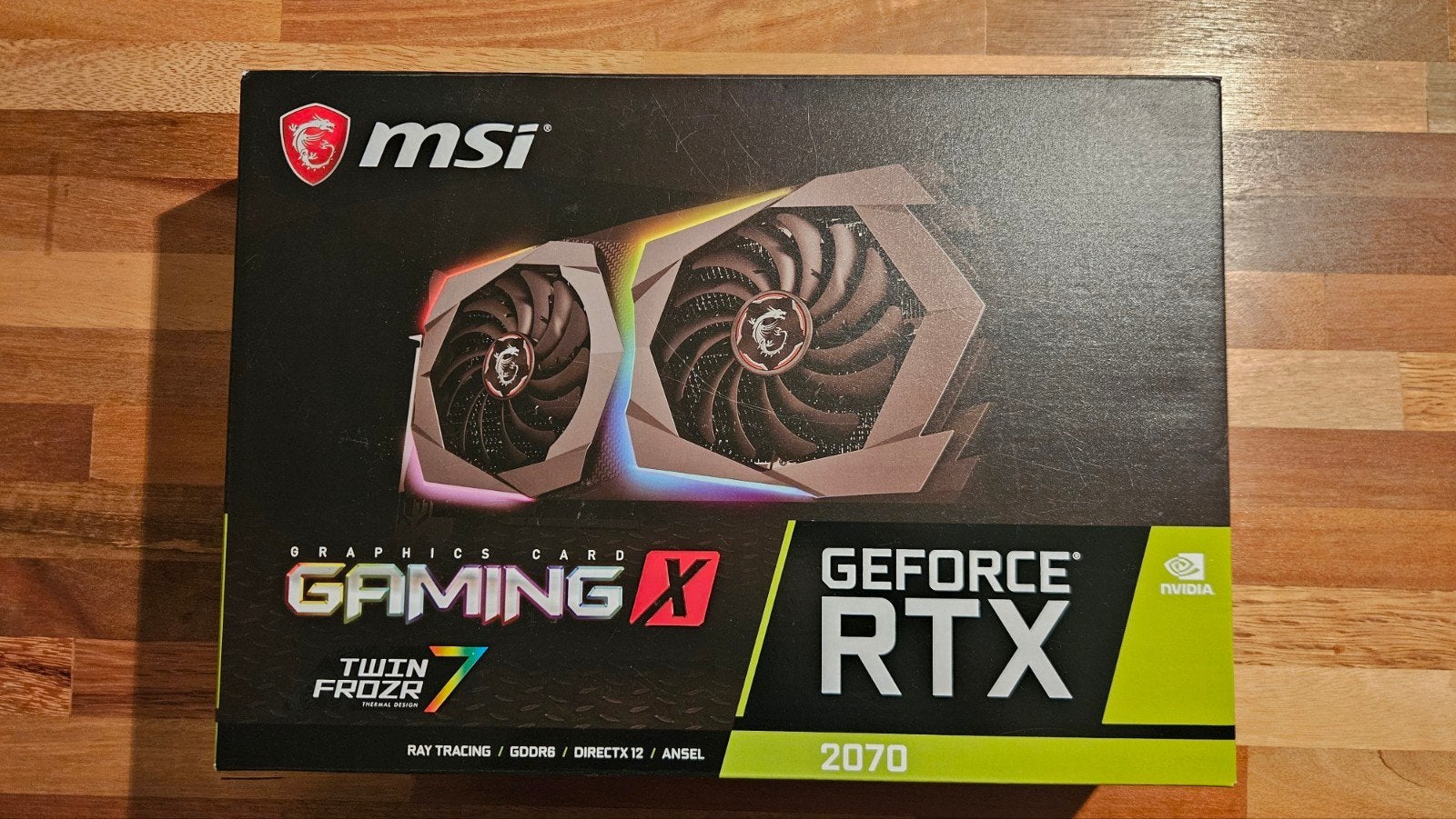 MSI GeForce RTX 2070 GAMING X 8G Grafische Kaart, Computers en Software, PCI-Express 3, Gebruikt, GDDR6, Ophalen of Verzenden