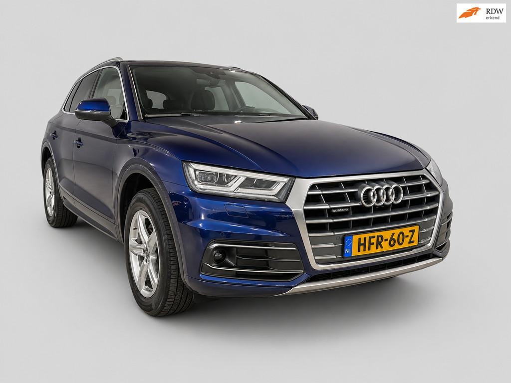Audi Q5 50 TFSI e Quattro Pro Line - Panoramadak - Leder - A, Automaat, 4 cilinders, Blauw, Bedrijf