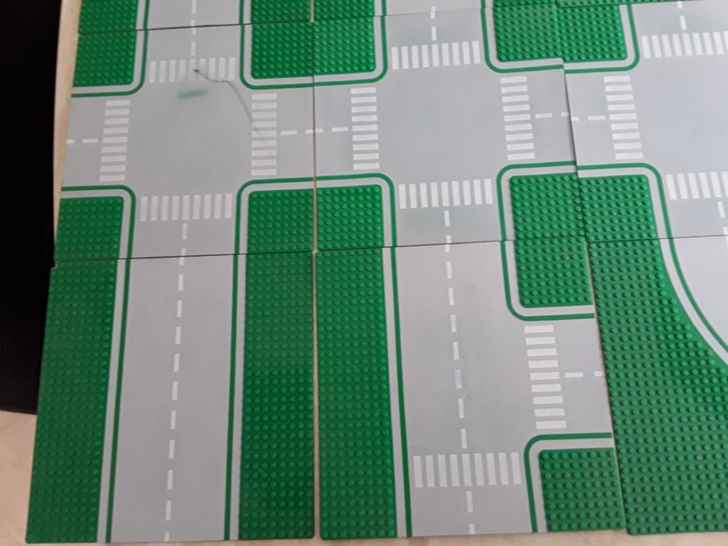 Lego 17 Wegenplaten, Kinderen en Baby's, Speelgoed | Duplo en Lego, Ophalen of Verzenden, Gebruikt