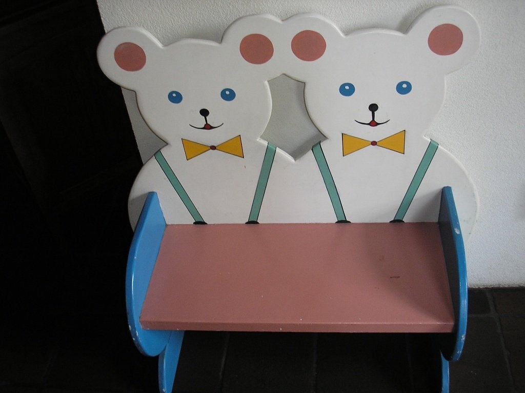 kinderbankje - leuk voor in spreekkamer of praktijk, Ophalen, Zo goed als nieuw, Stoel(en)