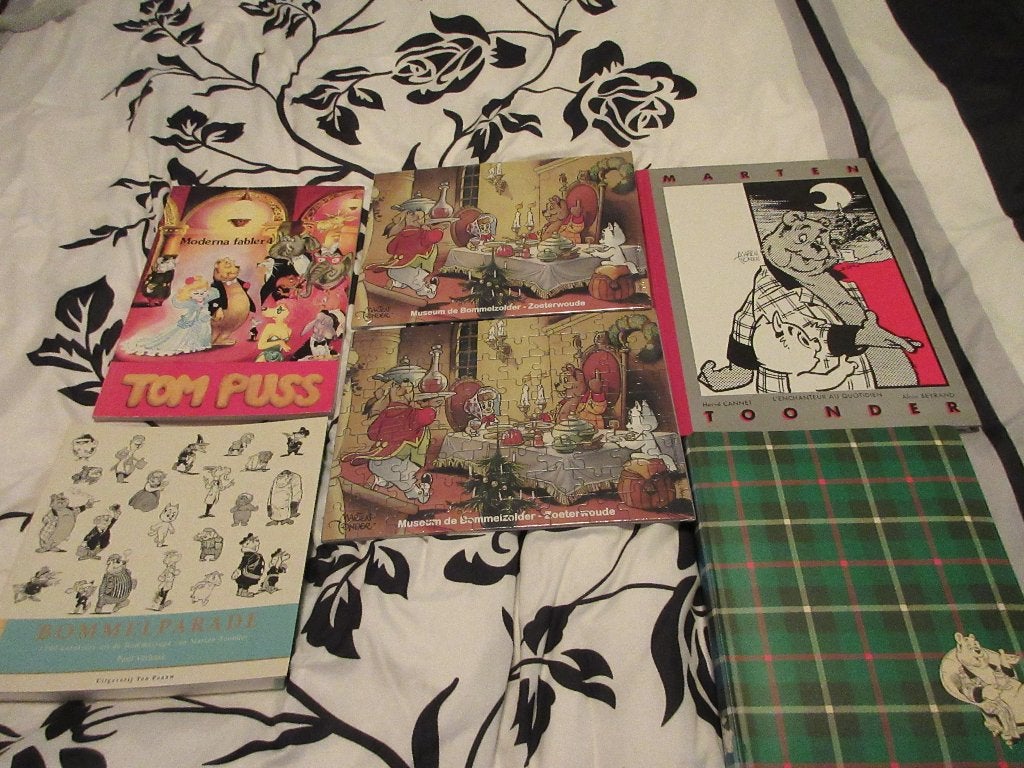 Boeken en puzzels van Tom Poes, Boeken, Marten Toonder, Ophalen of Verzenden, Zo goed als nieuw, Meerdere stripboeken