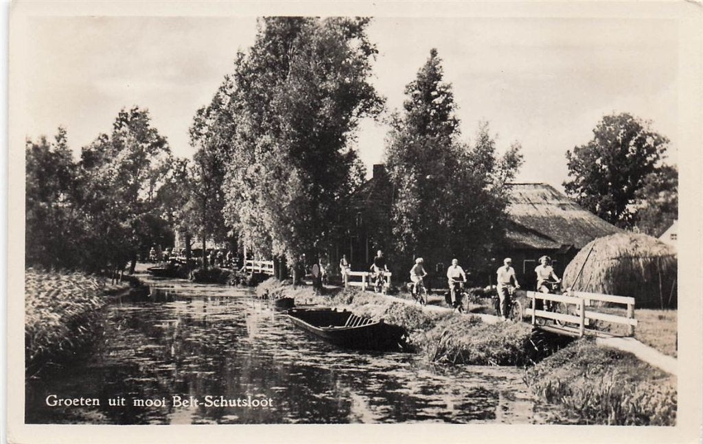 702-101-027 Groeten Uit Mooi Belt-Schutsloot, Verzenden, Voor 1920, Overijssel