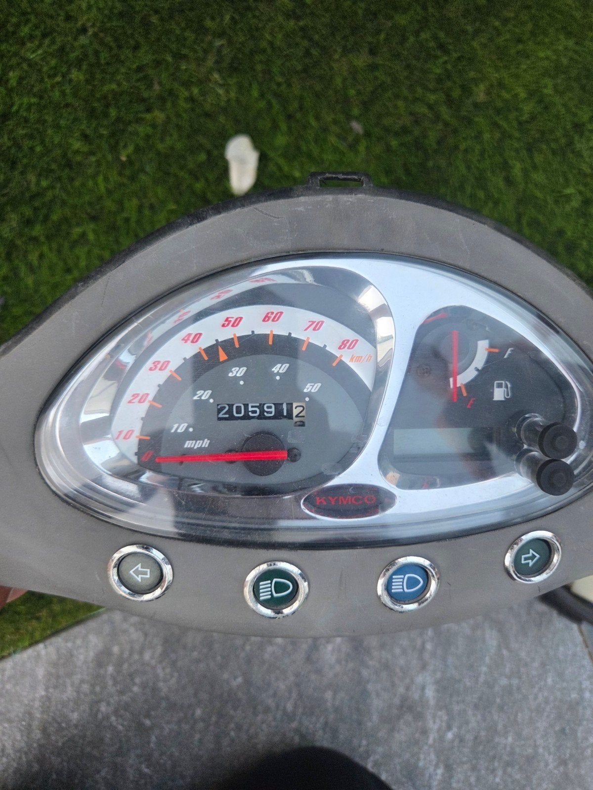 Kymco Vitality Dashboard Tellerklok Snelheidsmeter, Ophalen of Verzenden, Gebruikt, Overige typen, Kymco