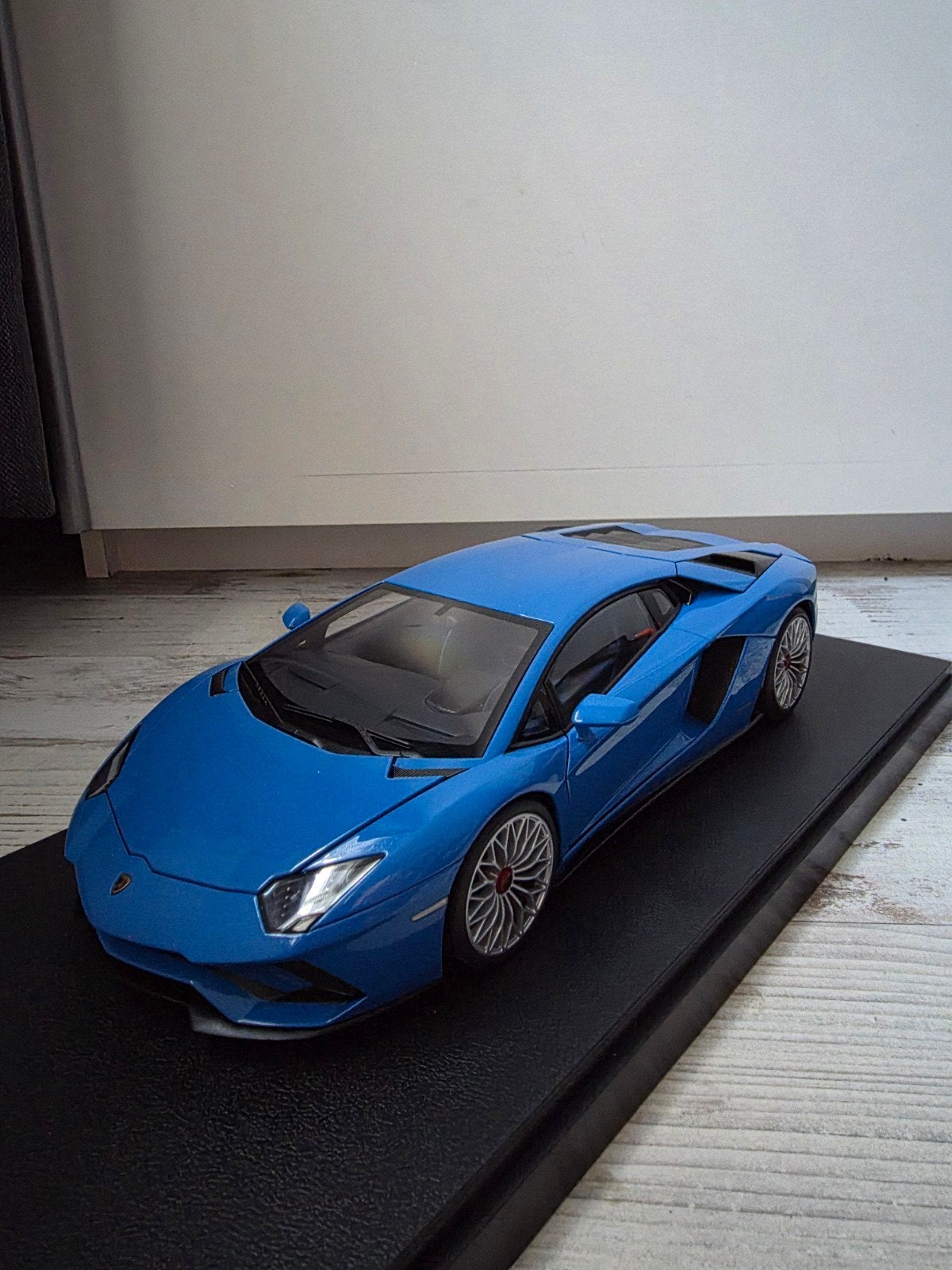 AutoArt Lamborghini Aventador s Blue nila 1:18, Hobby en Vrije tijd, Ophalen of Verzenden, Nieuw, Auto, Autoart