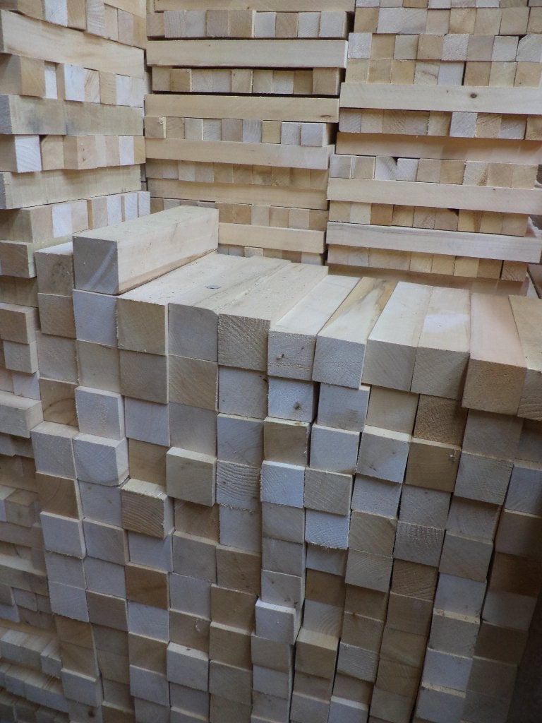 partij korting linde houten balkjes draai snij guts hout, Doe-het-zelf en Verbouw, Hout en Planken, Nieuw, Ophalen of Verzenden