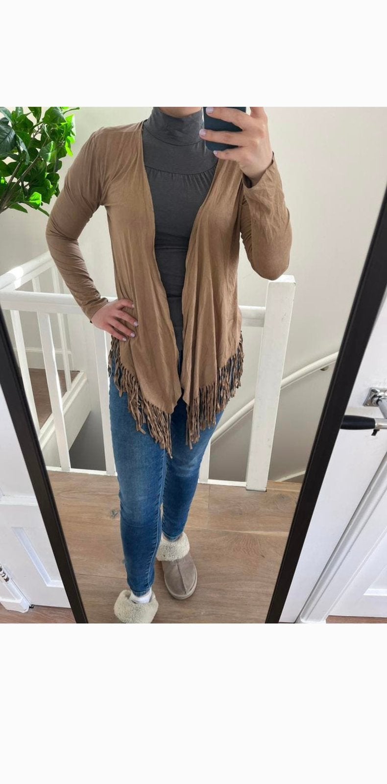 Bruin jasje Amisu maat S / 36, Kleding | Dames, Ophalen, Bruin, Jasje, Maat 36 (S)