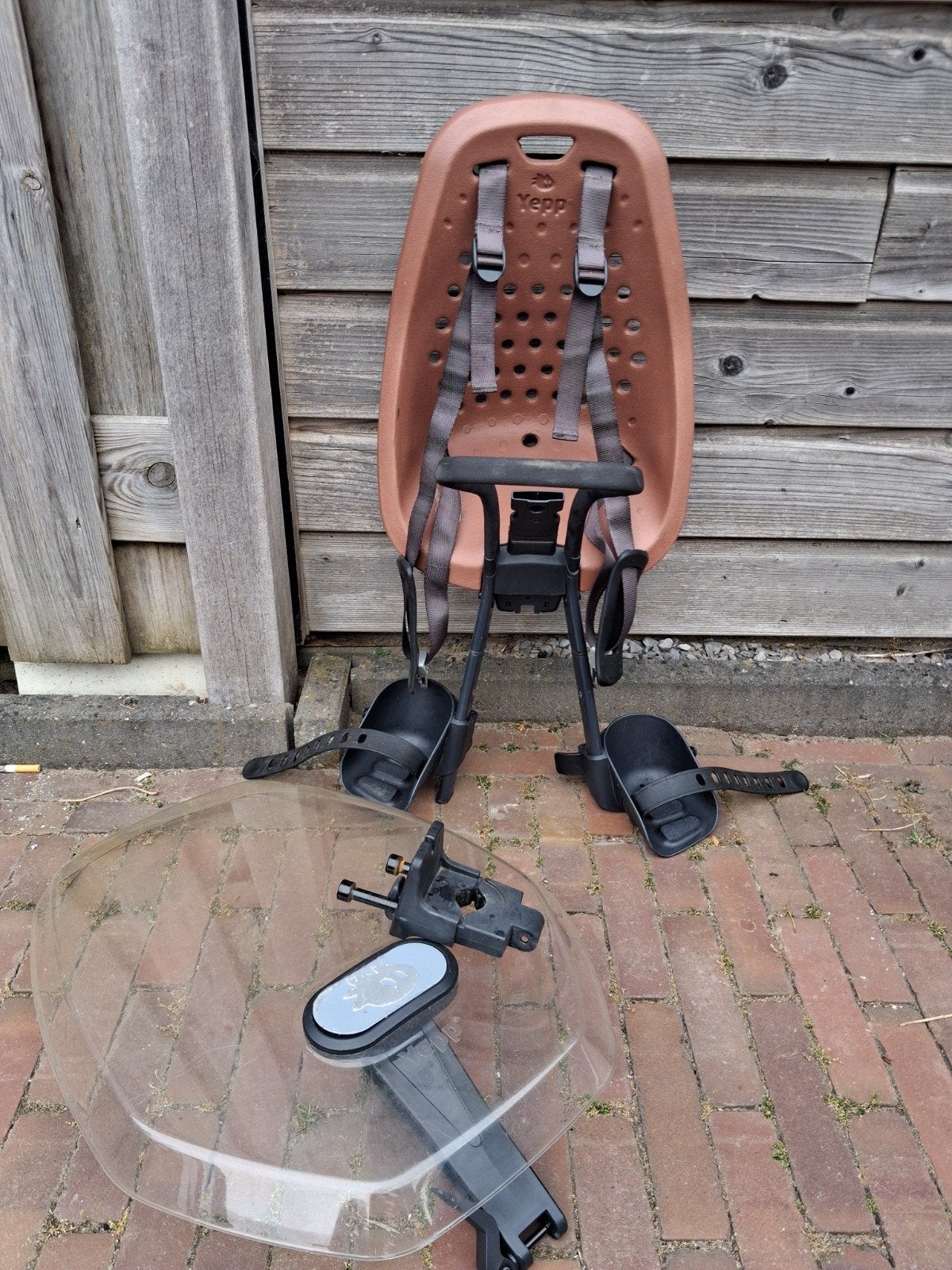 Fietszitje Yepp met windscherm, Ophalen, Yepp, Voorzitje, Gebruikt