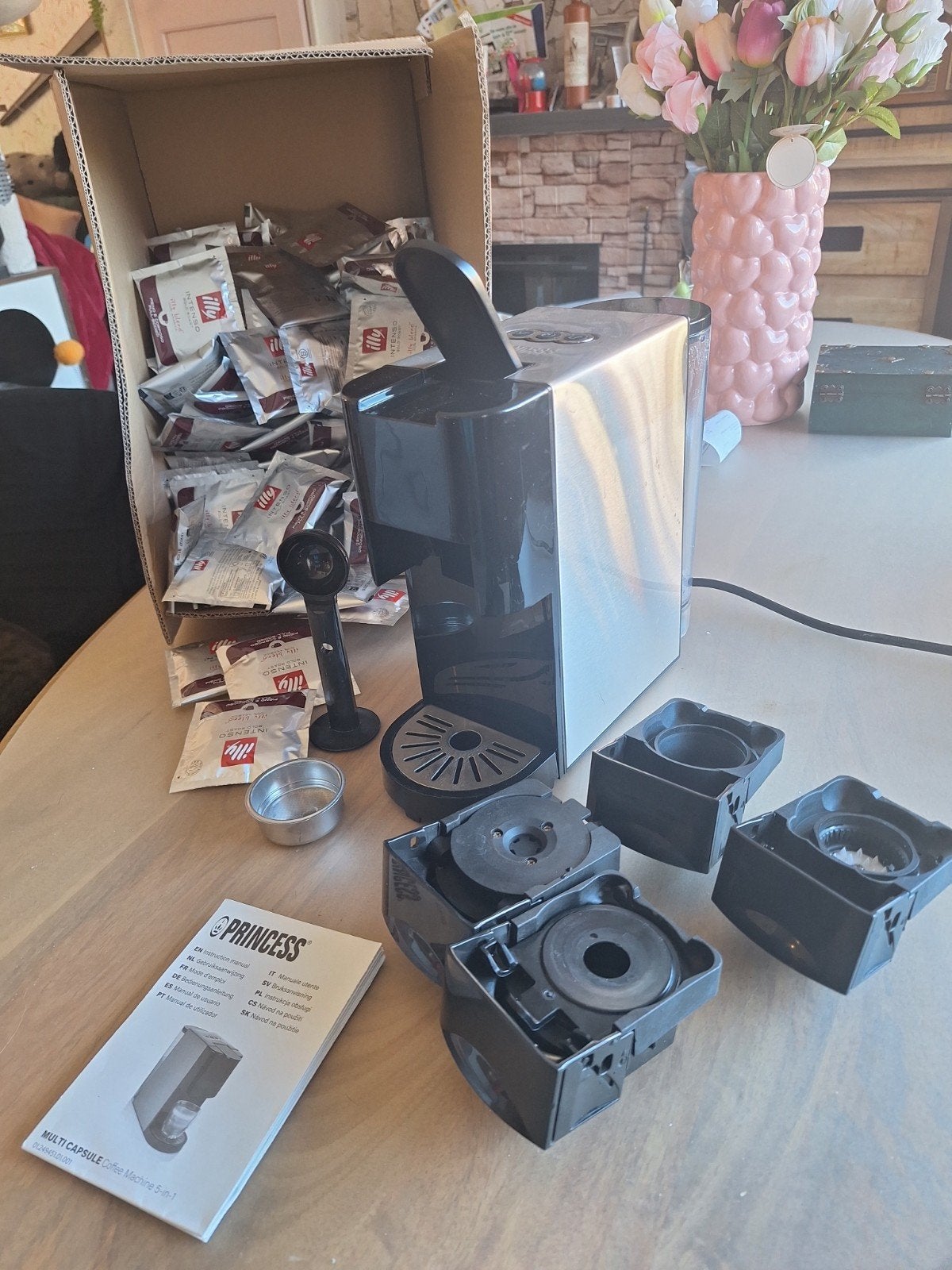 Princess 249451 Multi Capsule Koffiemachine 5-in-1, Koffiemachine, Ophalen of Verzenden, Zo goed als nieuw, 1 kopje