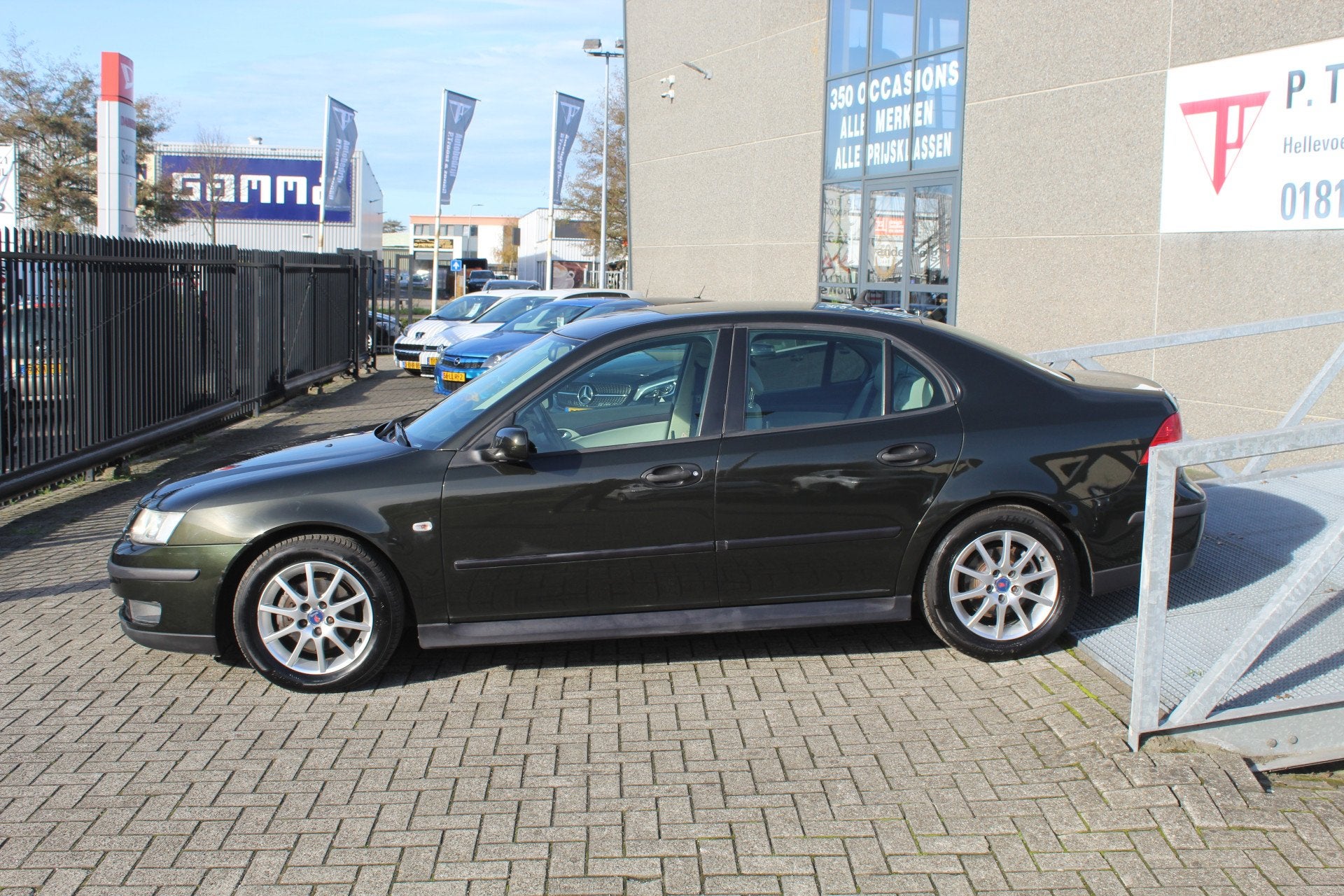 Saab 9-3 Sport Sedan 1.8t Vector Automaat Orig NL auto /Clim, Auto's, Gebruikt, Beige, 4 cilinders, 1435 kg