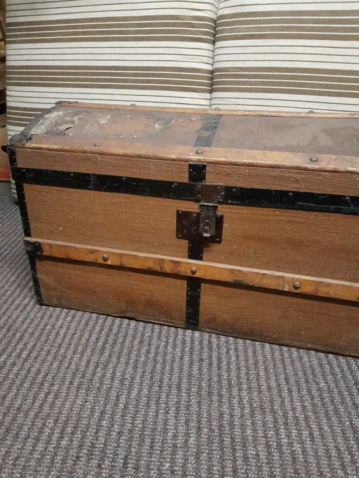 Vintage koffer/kist - 80x46x47 cm, Ophalen, Gebruikt, Minder dan 50 cm, 75 tot 100 cm