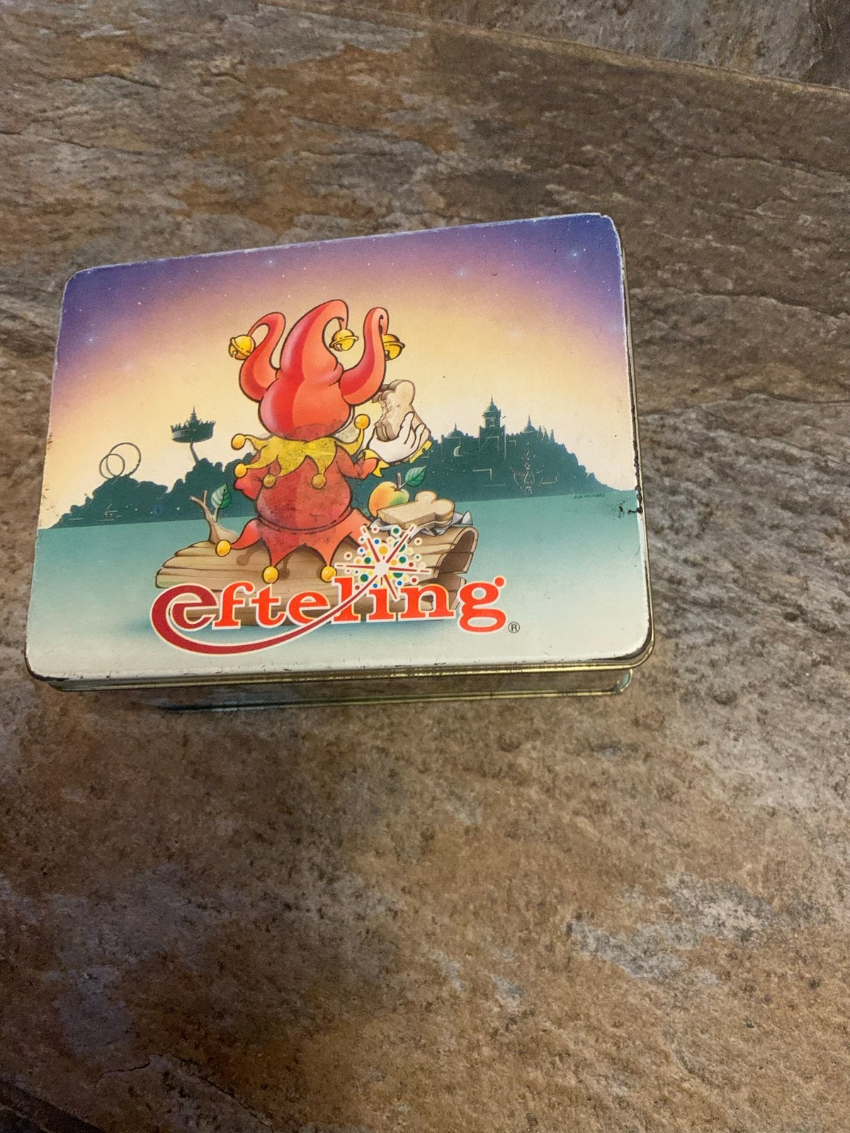 Vintage Efteling blikken doosje met Pardoes en Pardijntje, Verzamelen, Ophalen of Verzenden, Gebruikt, Gebruiksvoorwerp