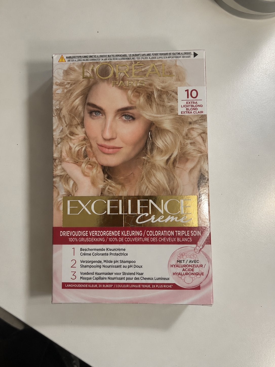 L’Oréal Excellence Crème 10 – Extra Lichtblond, Ophalen, Nieuw, Overige typen