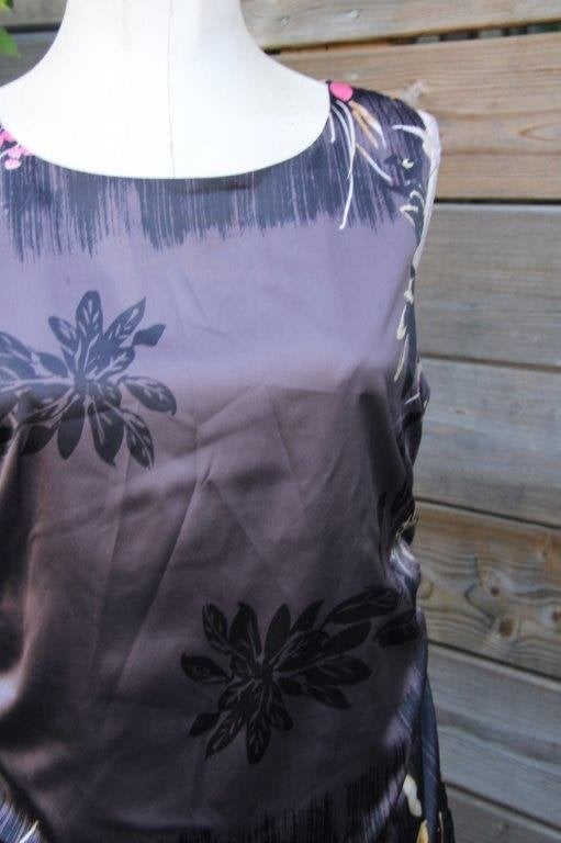Jurk grijs/ zwart/ kleur K-Design mt XXL Vaste prijs, K-design, Zwart, Maat 46/48 (XL) of groter, Ophalen of Verzenden