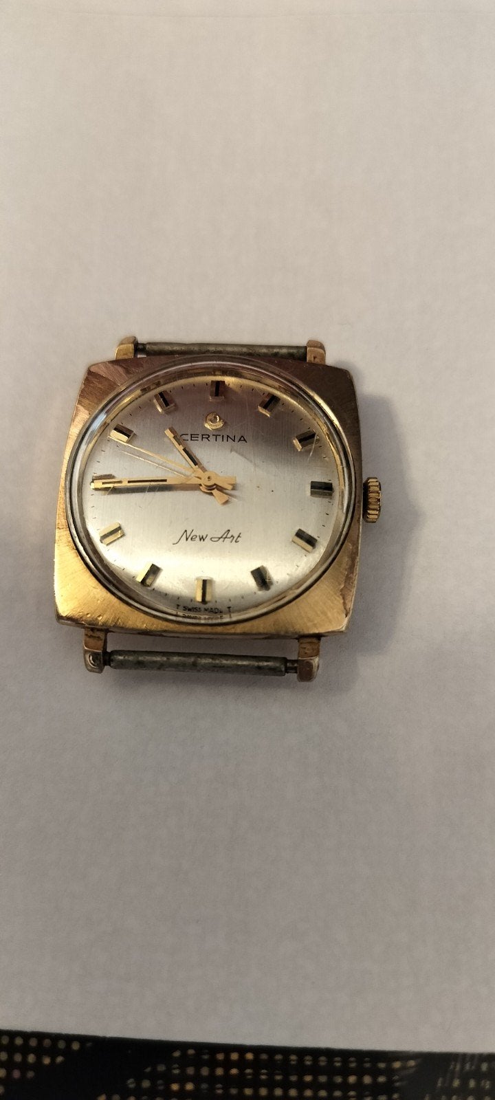 Vintage Certina New Art horloge – Mechanisch, jaren '60-'70, Overige merken, Staal, Verguld, 1960 of later