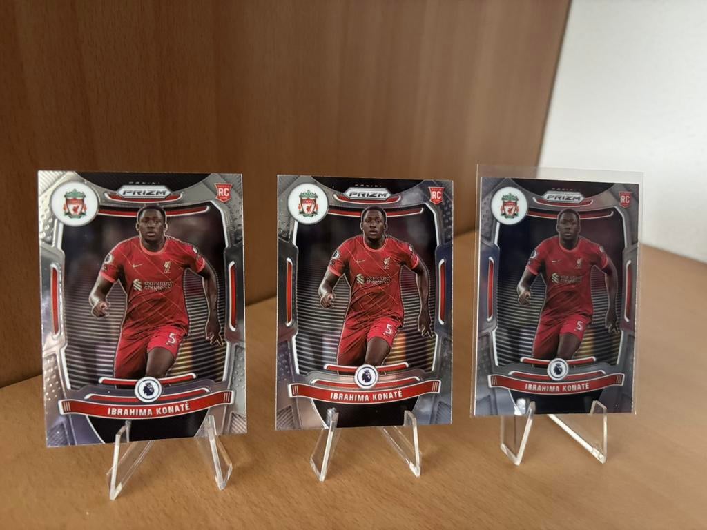 Ibrahima Konate - RC - Lot - Liverpool - Panini Prizm, Ophalen of Verzenden, Zo goed als nieuw, Plaatje
