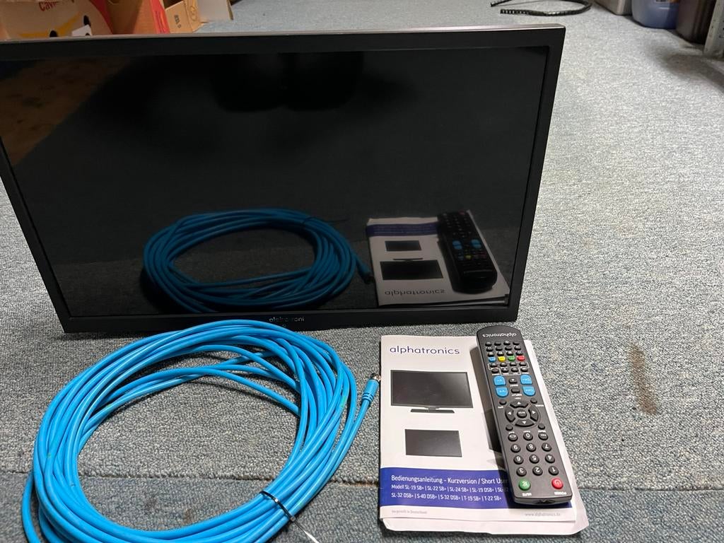 Alphatronics SL-22-DSB+K 22inch led tv 12 volt., Overige merken, LED, 50 Hz, Ophalen of Verzenden