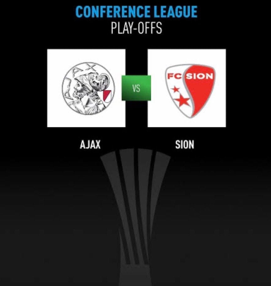2x tickets AjaX - Sion naast elkaar vak 123 rij 21, Tickets en Kaartjes, Sport | Voetbal, Twee personen