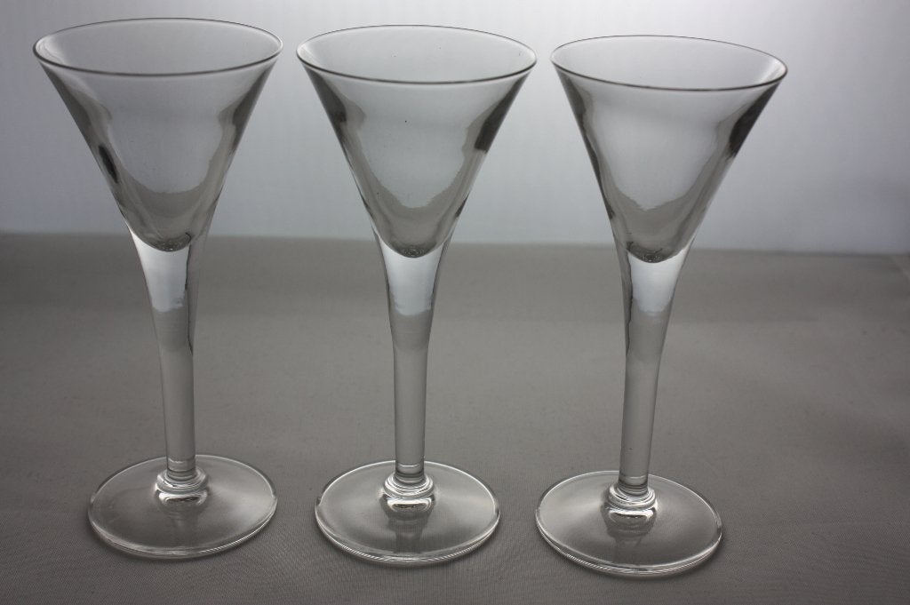 3 oude Franse glaasjes, Ophalen of Verzenden