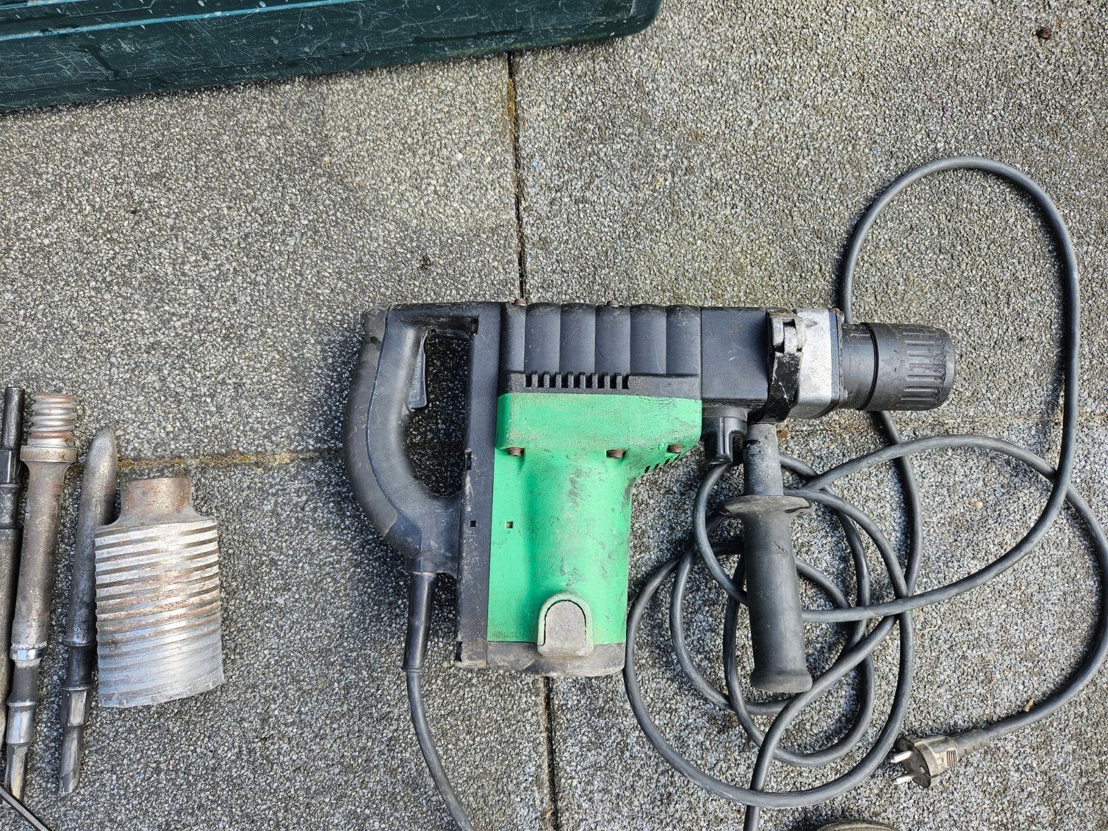 Hitachi DH40YB Boor- en Breekhamer met accessoires, Boor- en/of Breekhamer, Ophalen of Verzenden, Klopboormechanisme, Gebruikt