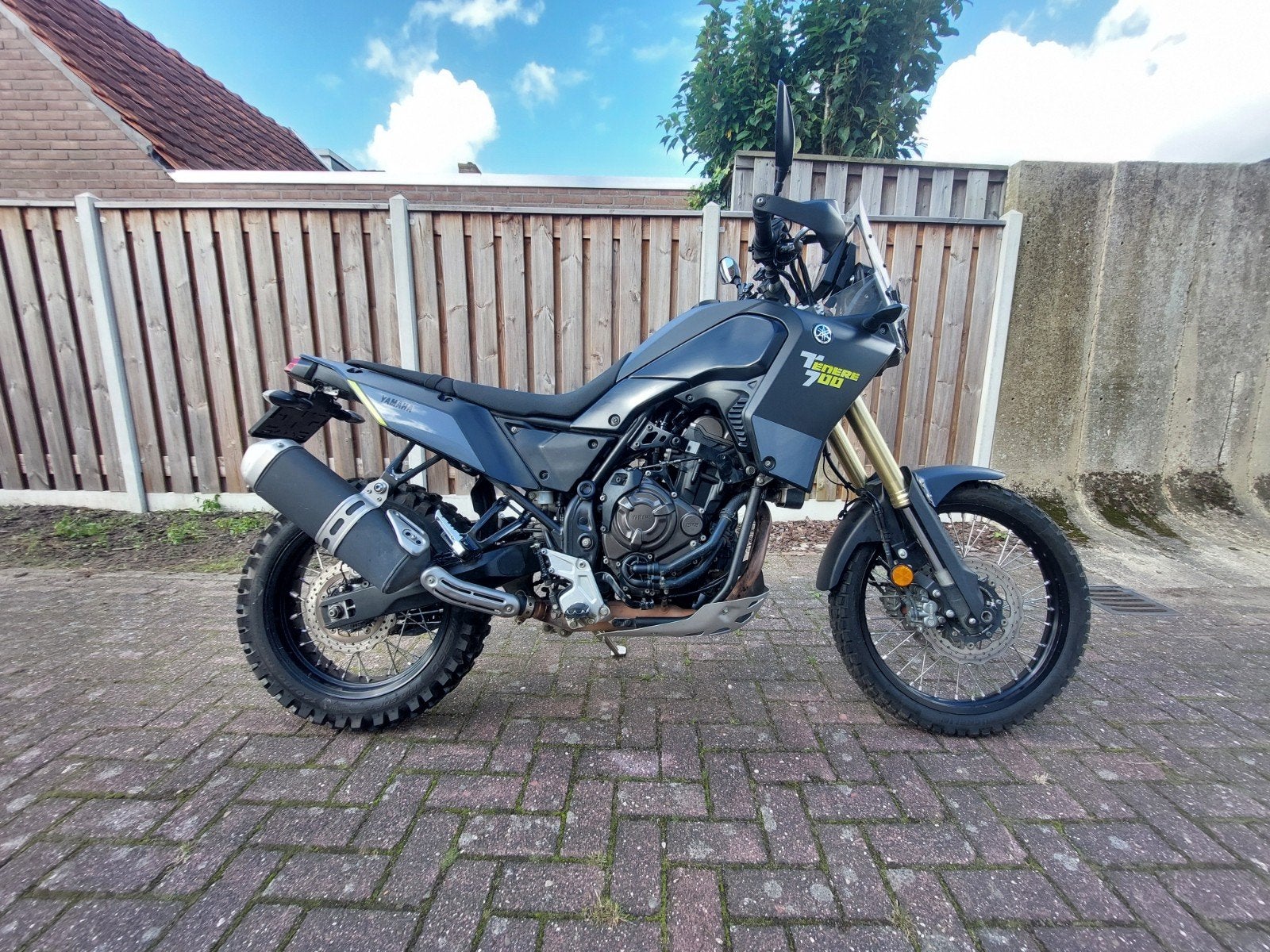 Yamaha Tenere 700 T7 2021 Black/Grey Adventure bike adv T700, ABS, 2 cilinders, Occasion, Particulier