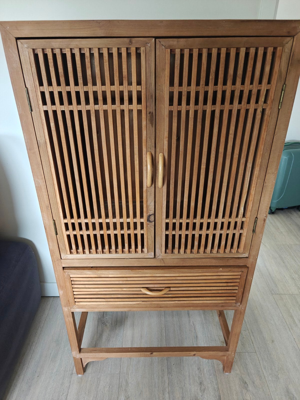 Superleuk houten kleding kastje voor kinder/babykamer, Huis en Inrichting, Kasten | Kledingkasten, Gebruikt, 100 tot 150 cm, 50 tot 100 cm