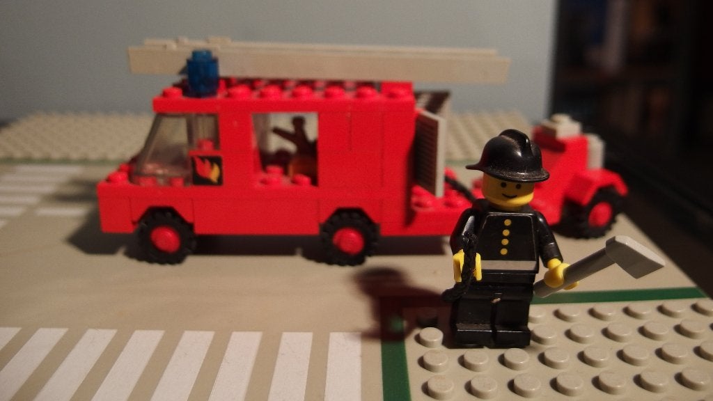LEGO 672 Brandweerauto/Fire Engine, Kinderen en Baby's, Speelgoed | Duplo en Lego, Gebruikt, Lego, Complete set, Compleet, Inclusief instructies
