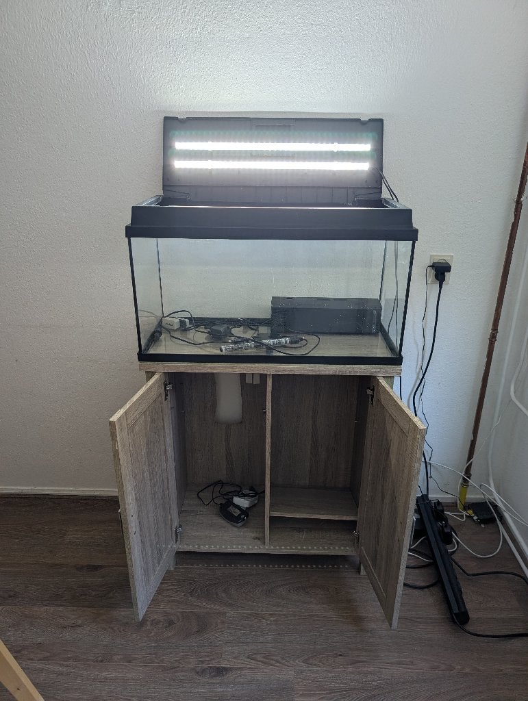 Juwel Primo 110 LED aquarium 81x36 compleet met meubel, Gebruikt, Leeg aquarium, Juwel, Ophalen