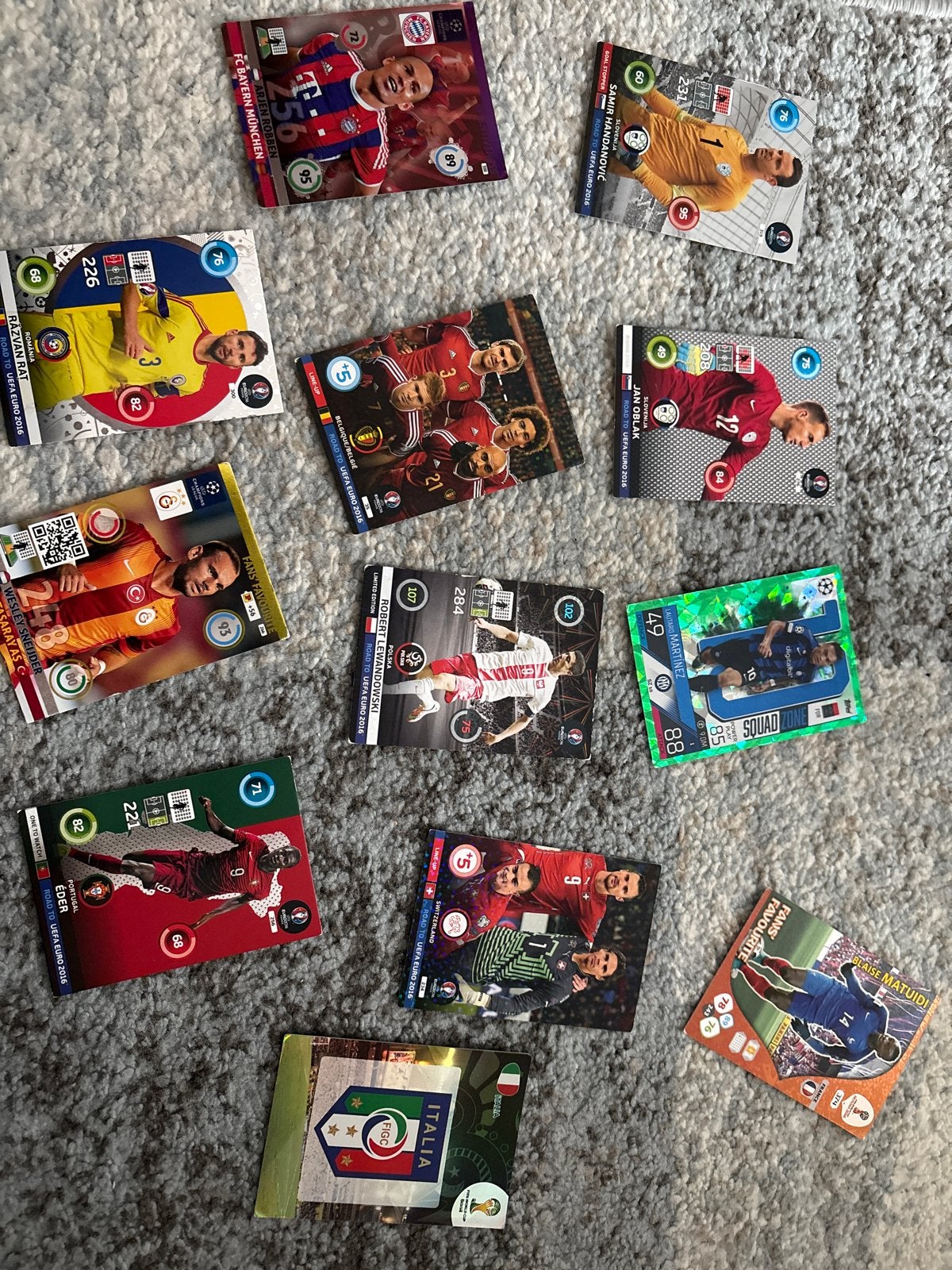 Voetbalplaatjes - UEFA Euro 2016 en meer, Ophalen, Gebruikt, Overige sporten, Spelerskaart