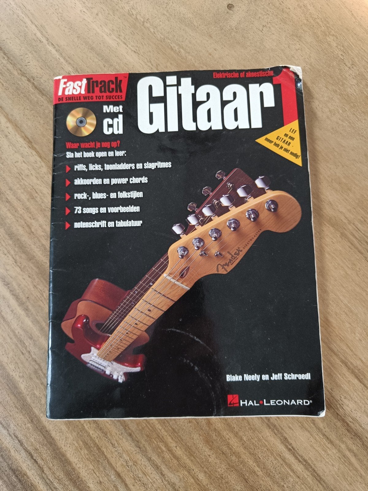 fast track gitaar 1, lesmethode voor gitaar met cd, Klassiek, Les of Cursus, Ophalen of Verzenden, Gitaar