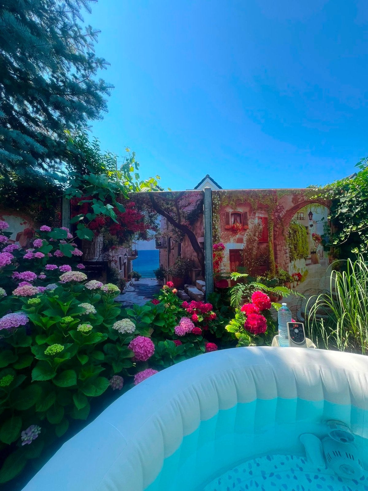 Tuinposters voor bij jacuzzi - tot wel 450 cm, Tuin en Terras, Verzenden, Nieuw