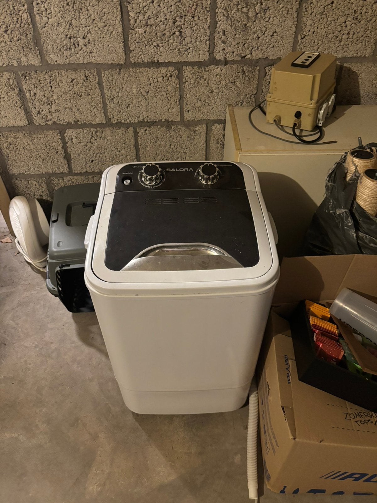 Americaanse Wasmachine, Ophalen, Zo goed als nieuw, 1200 tot 1600 toeren, 85 tot 90 cm