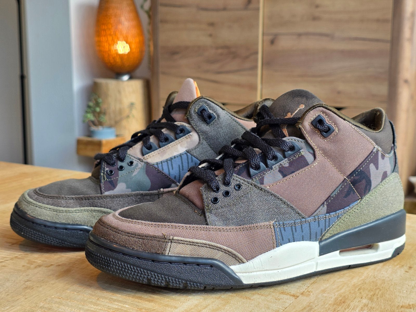 Nike Air Jordan 3 Retro 'Camo' maat 42, Overige kleuren, Ophalen of Verzenden, Sneakers of Gympen, Gedragen