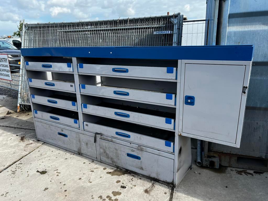 Bedrijfswagen inrichting kast, Ophalen, Gebruikt
