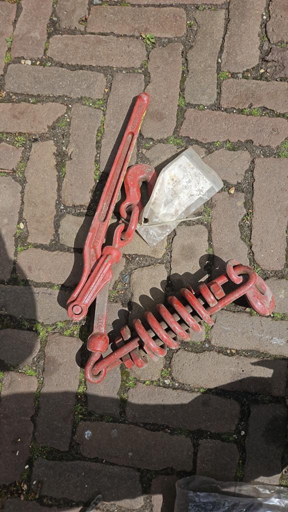 Ketting spanner ladingzekering, Ophalen of Verzenden