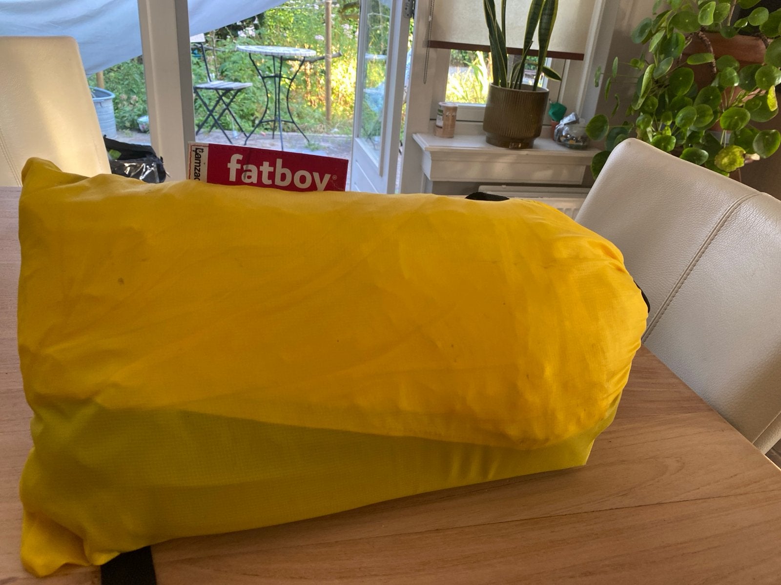 Fatboy Lamzac L inflatable loungebank geel, Ophalen of Verzenden, Nieuw